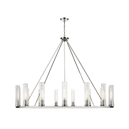 James Allan Hartman 15 Light 60" Wide Pillar Candle Ring Chandelier
