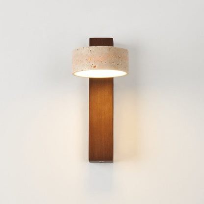Japanese Cave Stone Rotatable LED Wall Lamp