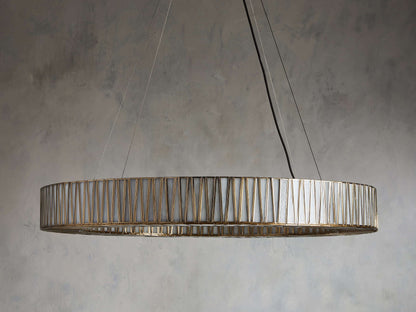 Jeunet Glass Globe Round Chandelier