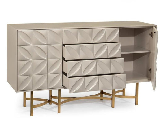 John Richard Ghost White Credenza
