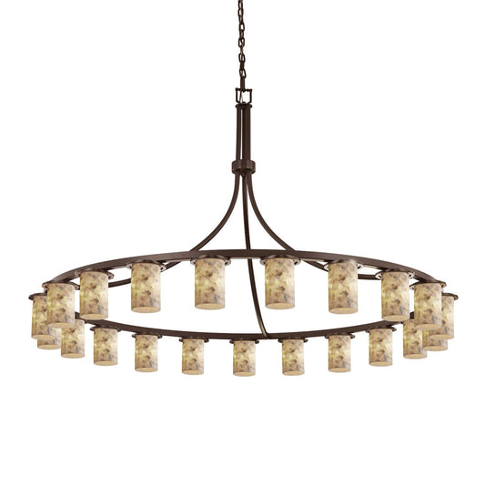 Alabaster Rocks! 21 Light 60" Wide Chandelier