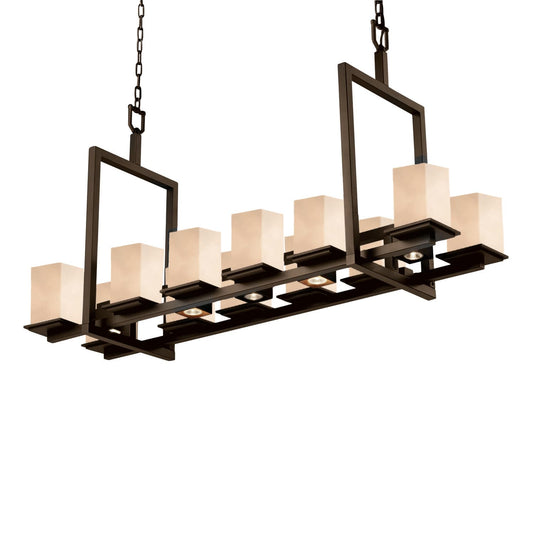 Clouds 12 Light 14" Wide Pillar Candle Chandelier - Short Variation