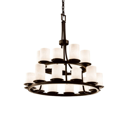 Clouds 21 Light 2 Tier Chandelier