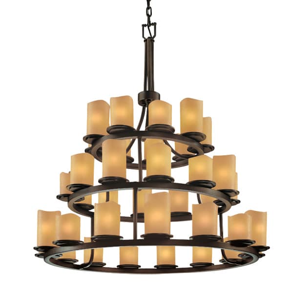 CandleAria 36 Light 3 Tier Chandelier