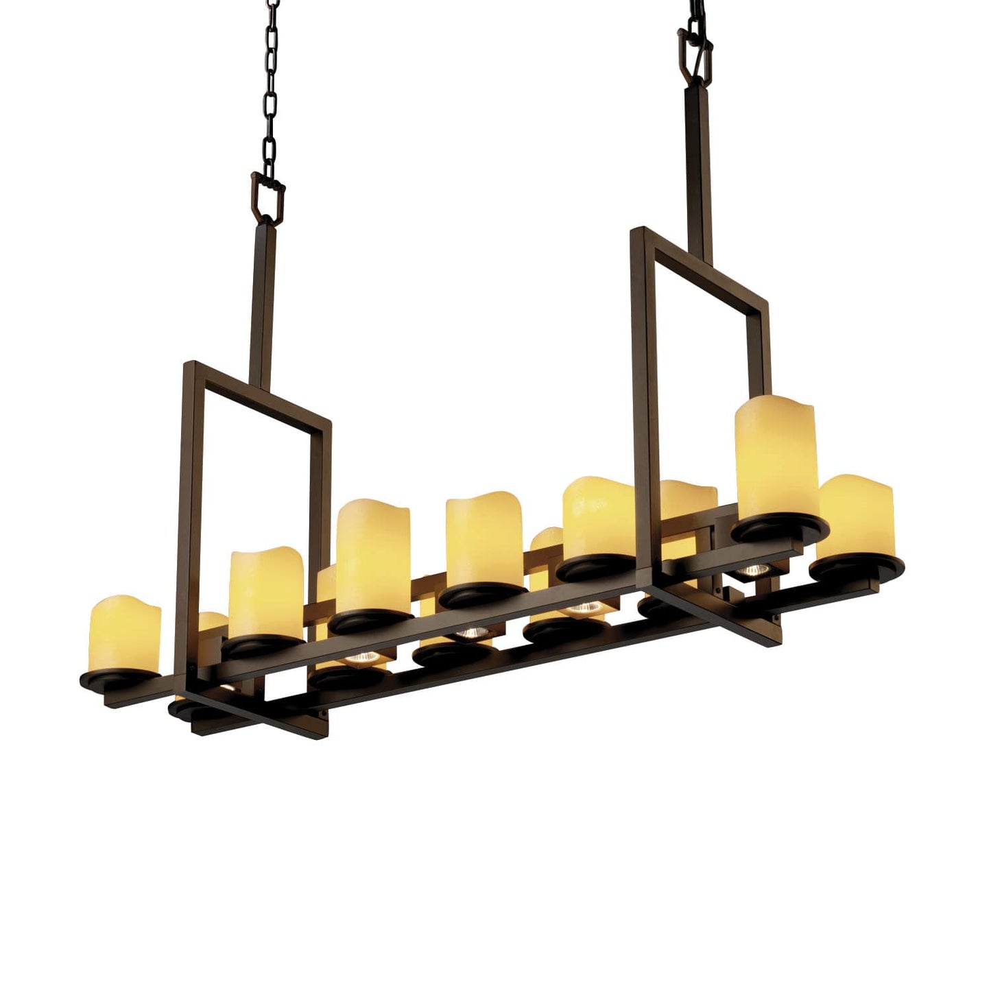 CandleAria 17 Light 1 Tier Chandelier