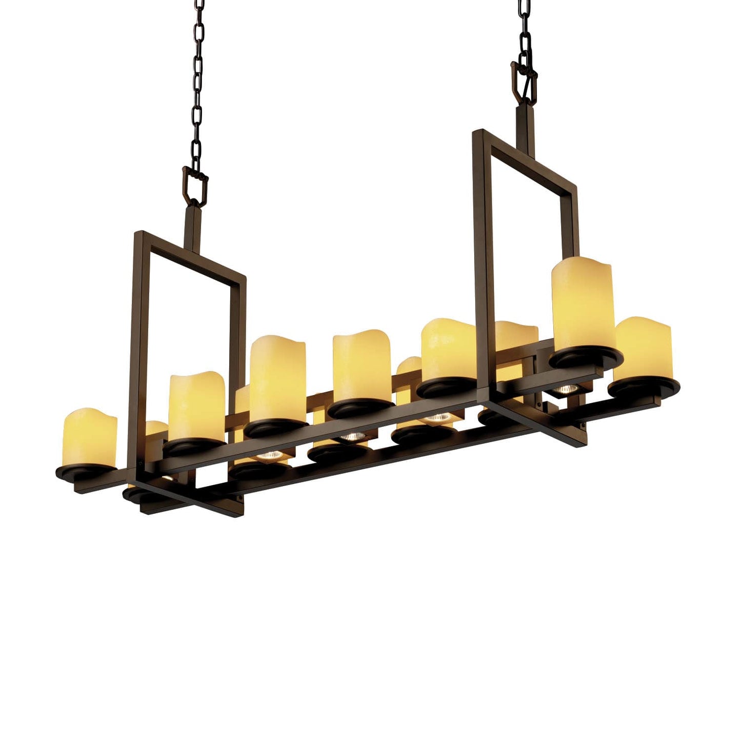CandleAria 17 Light 1 Tier Chandelier