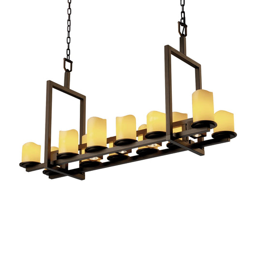 CandleAria 17 Light 1 Tier Chandelier