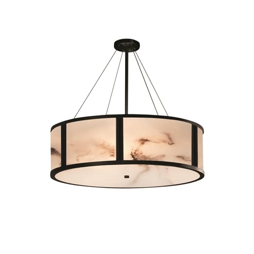 Tribeca Single Light 48" Wide Integrated 3000K LED Drum Chandelier