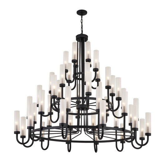 Anchor 48 Light 61" Wide Taper Candle Chandelier - Bulb Included