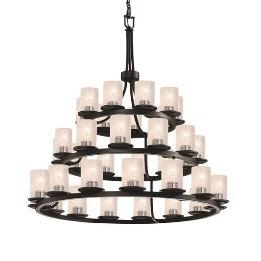 Fusion 36 Light 42" Wide Pillar Candle Chandelier