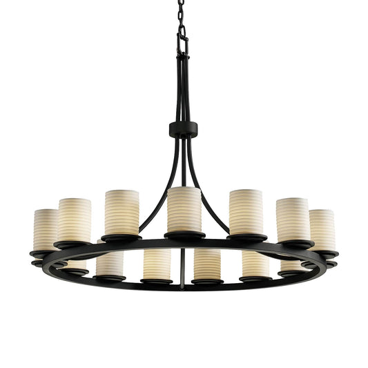 Limoges 15 Light 1 Tier Chandelier