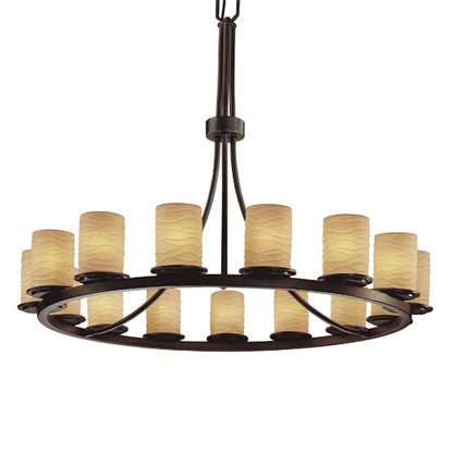 Justice Design Group Limoges 42" Wide Ring Chandelier