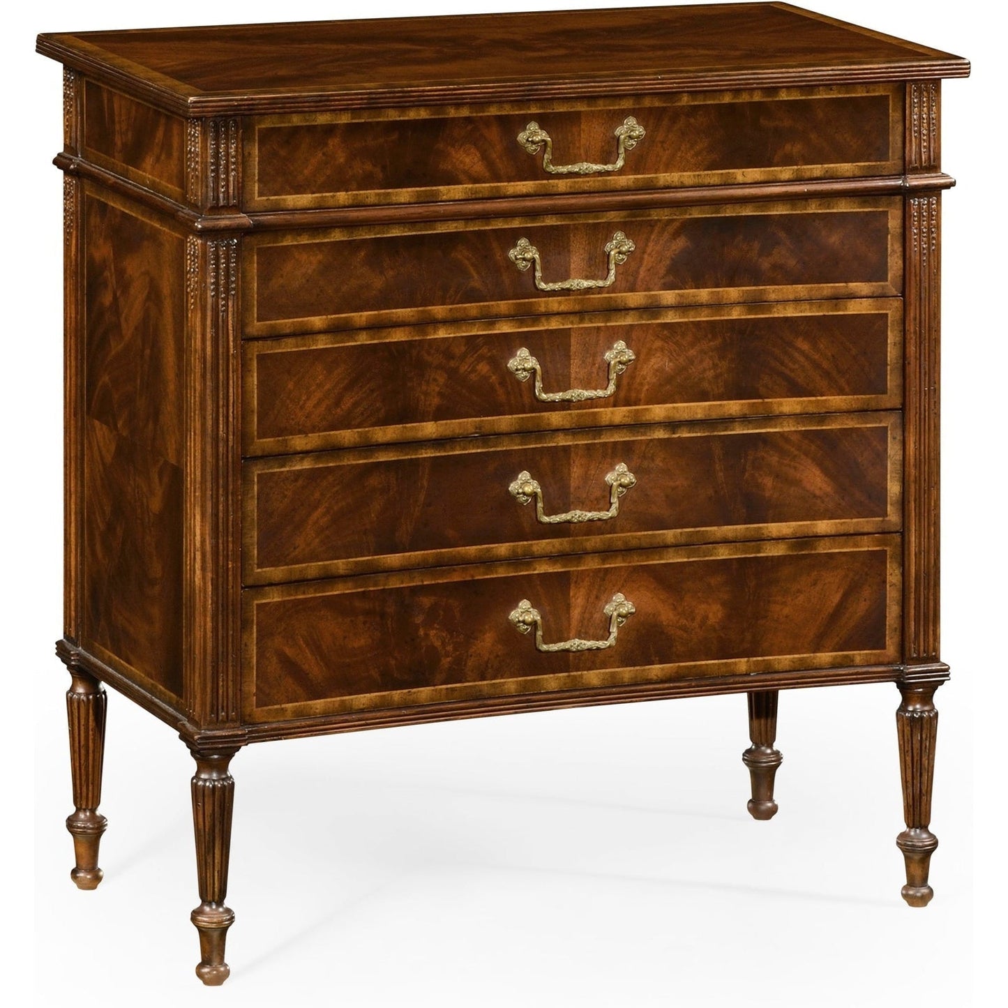 Jonathan Charles Buckingham Chest of Drawers with Concave Profile (493089-MAH)