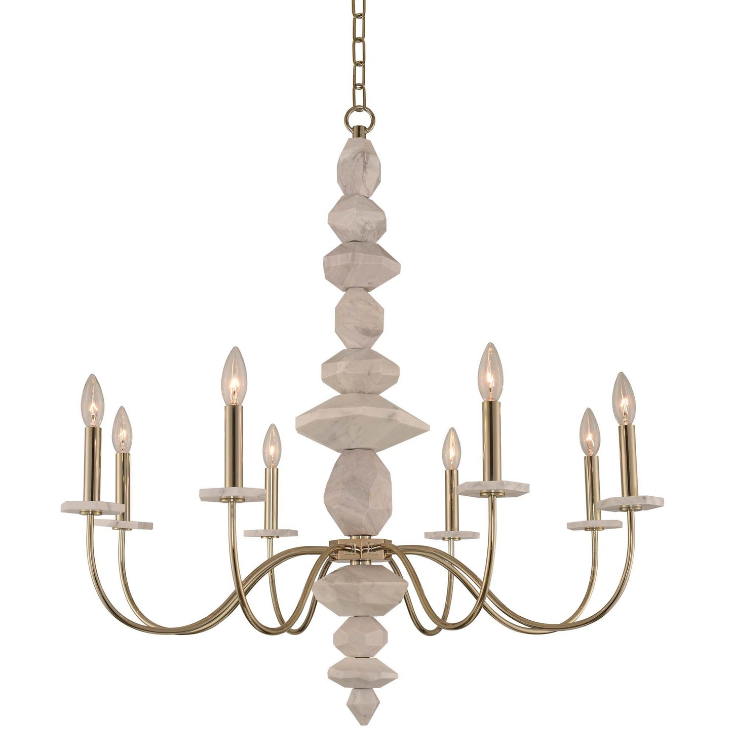 Carrara 8 Light 34" Wide Chandelier