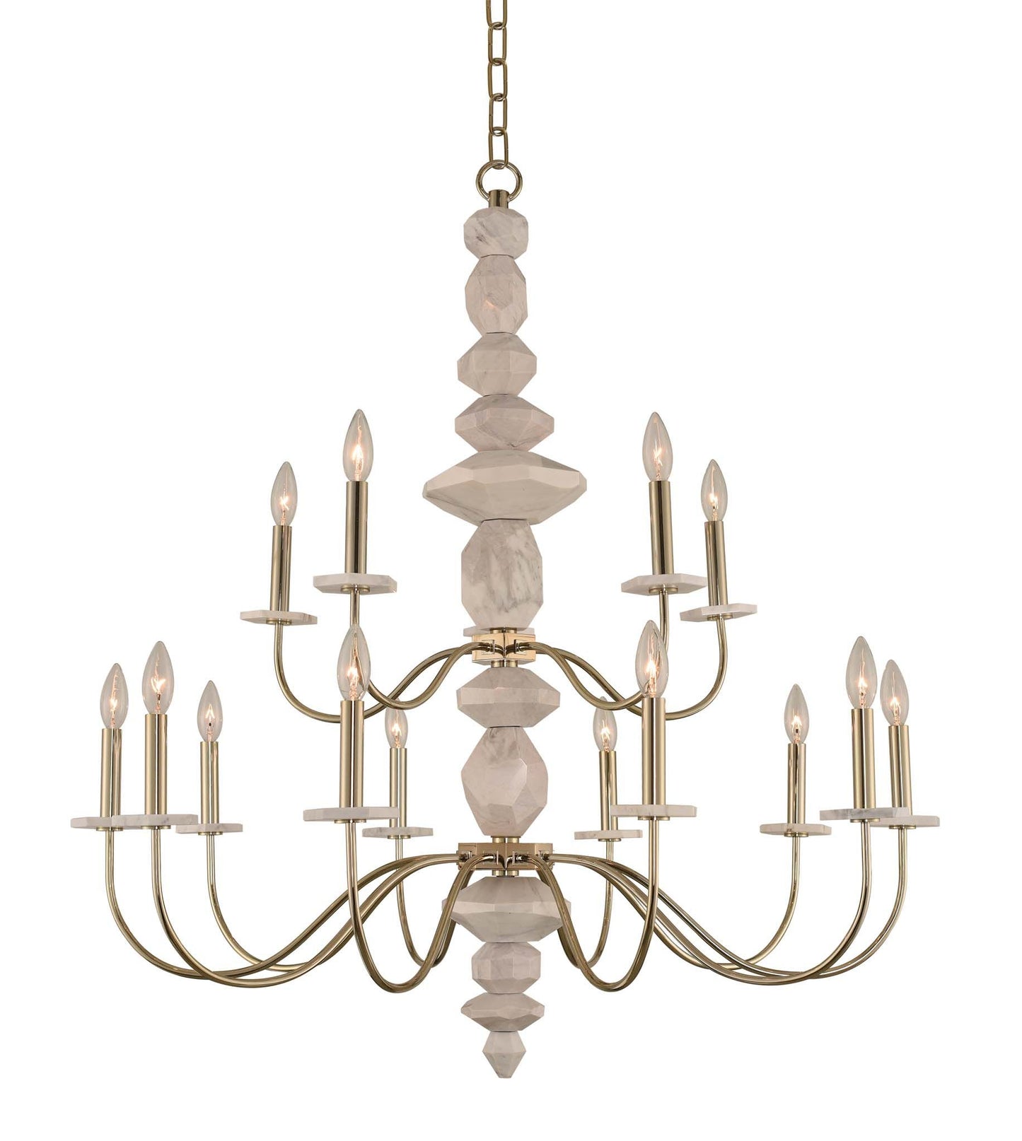 Carrara 15 Light 38" Wide Chandelier
