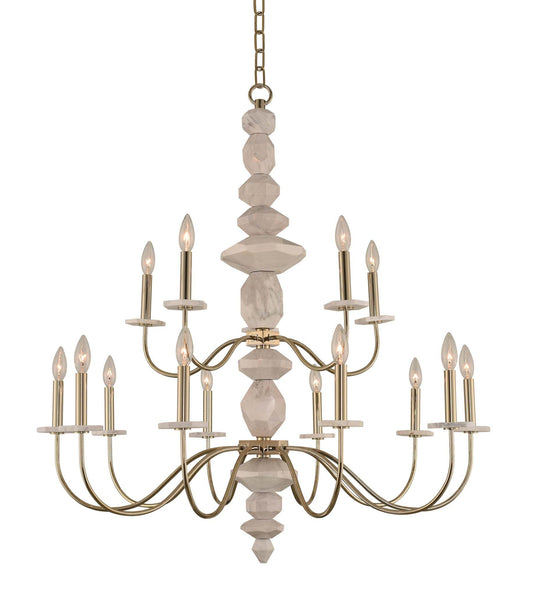 Carrara 15 Light 38" Wide Chandelier