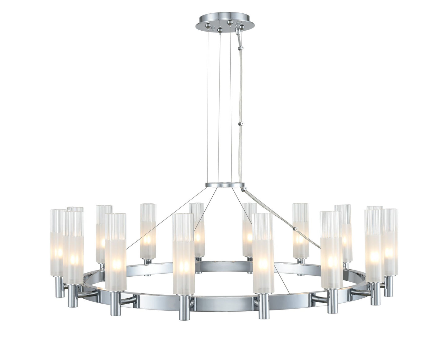 Lorne 16 Light 34" Wide LED Ring Chandelier