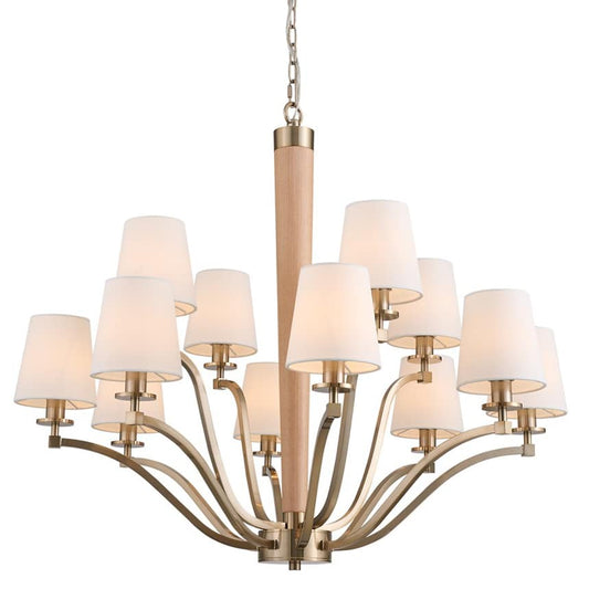 Curva 12 Light 36" Wide Chandelier