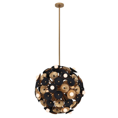 Kalco Damask 28 Light 28" Wide Pendant