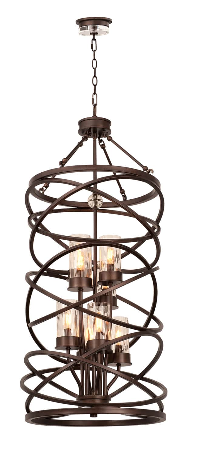 Eternity 8 Light 2 Tier Chandelier