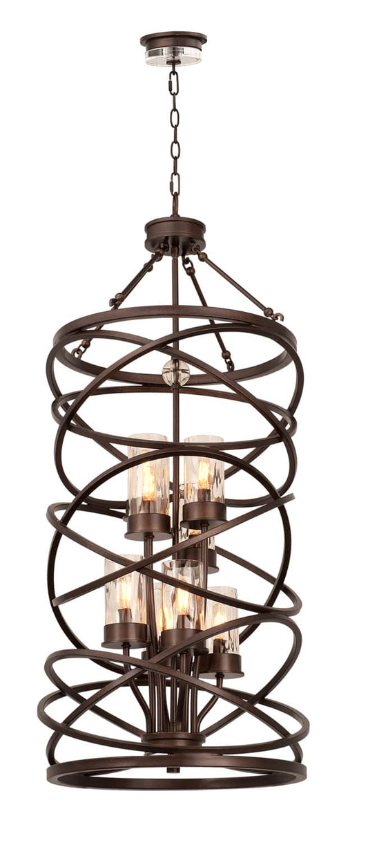 Eternity 8 Light 2 Tier Chandelier