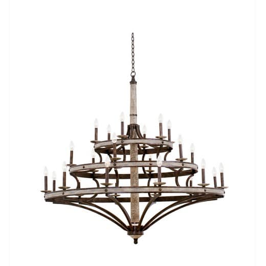 Coronado 24 Light 3 Tier Chandelier