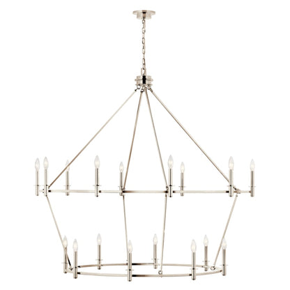 Kichler Carrick 18 Light 55" Wide Taper Candle Ring Chandelier