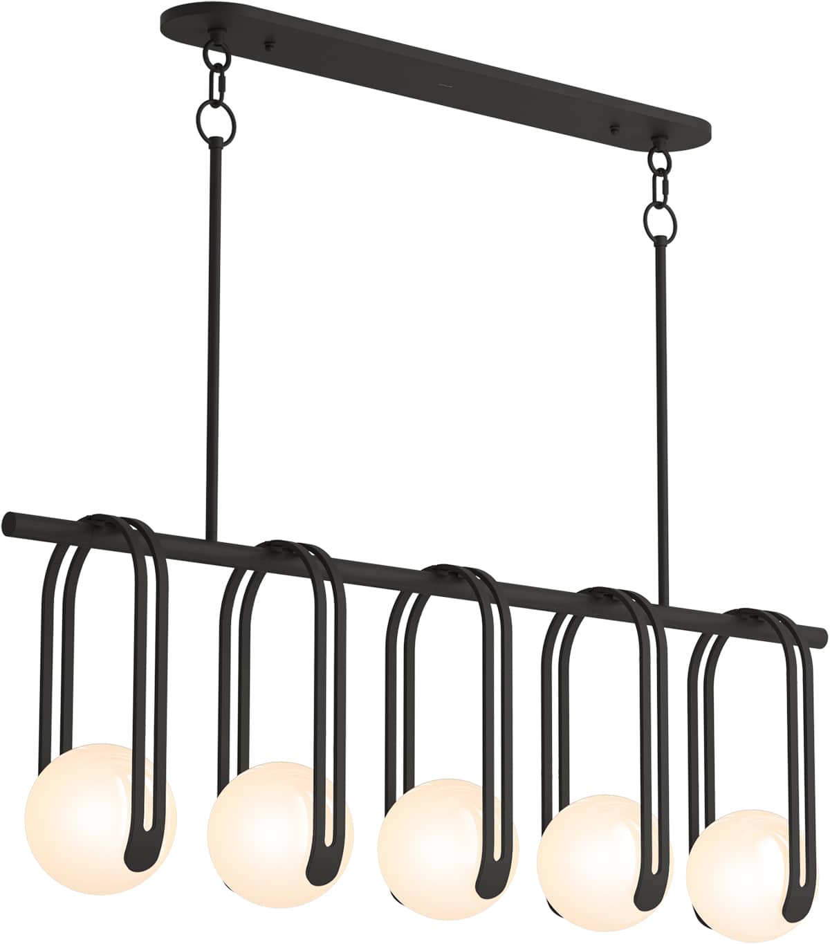 Kraga 5 Light 45" Wide Linear Chandelier