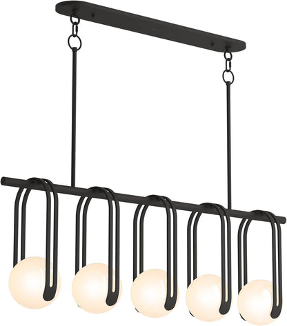 Kraga 5 Light 45" Wide Linear Chandelier