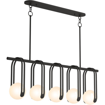 Kohler Lighting Kraga 5 Light 45" Wide Linear Chandelier