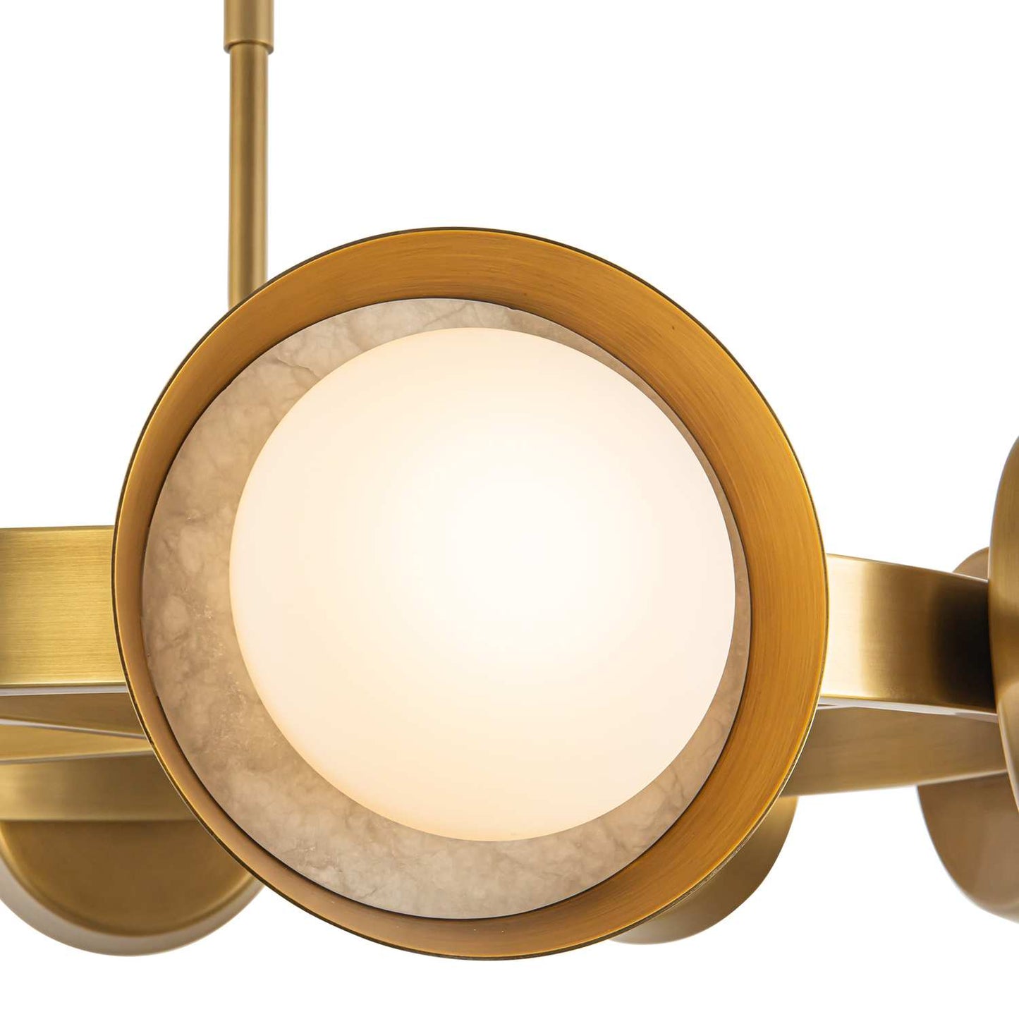 Alonso 38" Wide LED Ring Chandelier