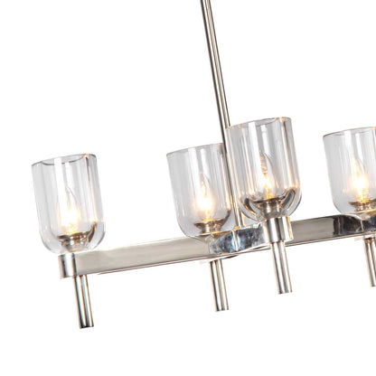 Lucian 10 Light 12" Wide Linear Pendant