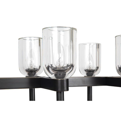Lucian 10 Light 12" Wide Linear Pendant