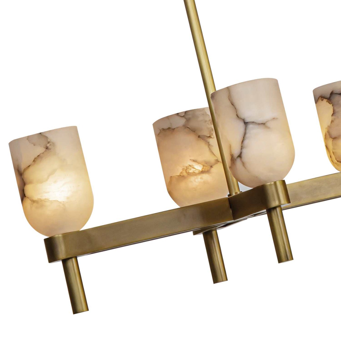 Lucian 10 Light 12" Wide Linear Pendant