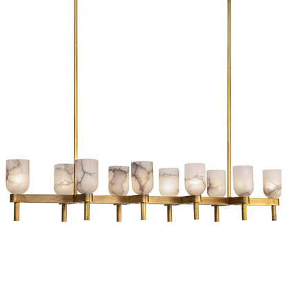 Lucian 10 Light 12" Wide Linear Pendant