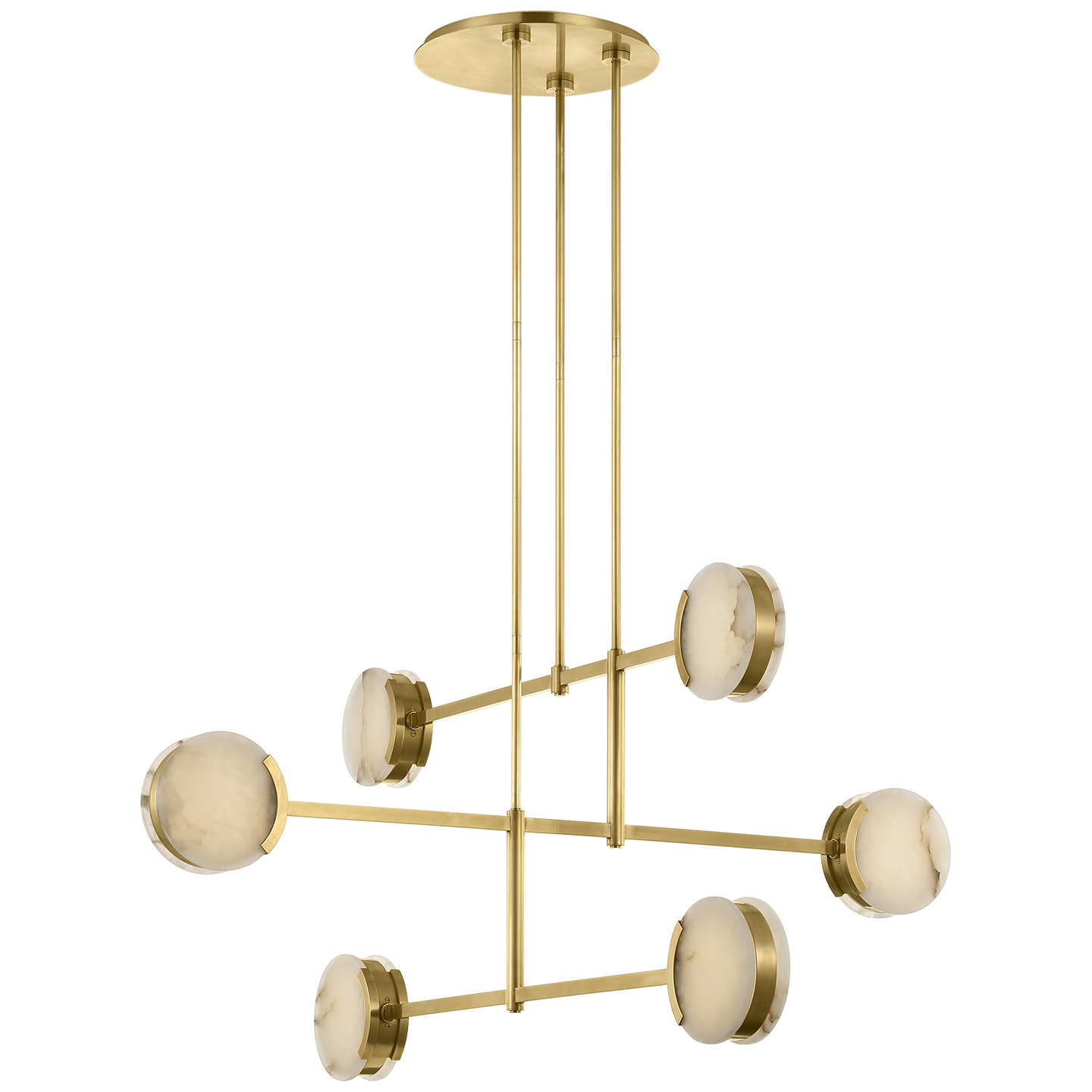 Melange 54" Multi-Positional Chandelier