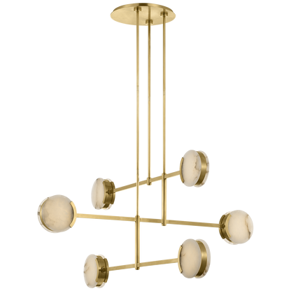 Melange 54" Multi-Positional Chandelier