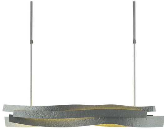 Landscape LED Pendant - Vintage Platinum Finish - Standard Height