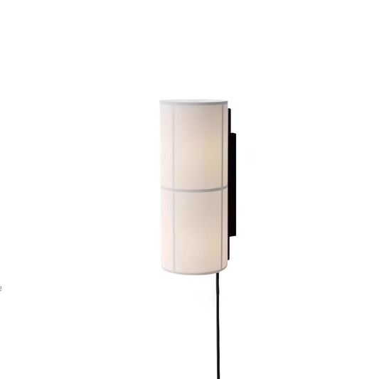 LinenGlow Cylinder Wall Lamp