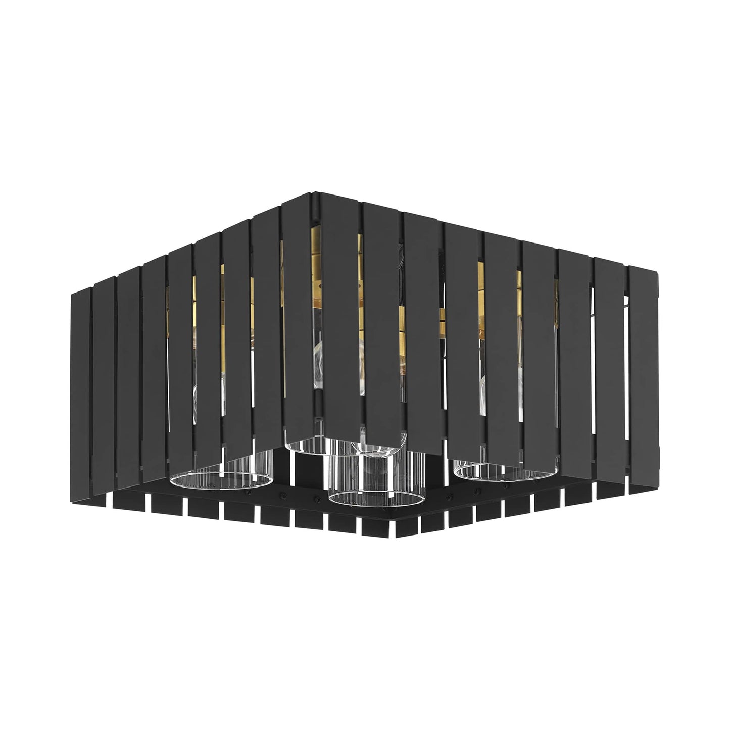 Greenwich 4 Light 13" Wide Flush Mount Outdoor Ceiling Fixture
