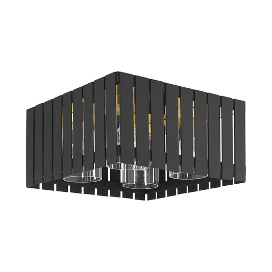 Greenwich 4 Light 13" Wide Flush Mount Outdoor Ceiling Fixture