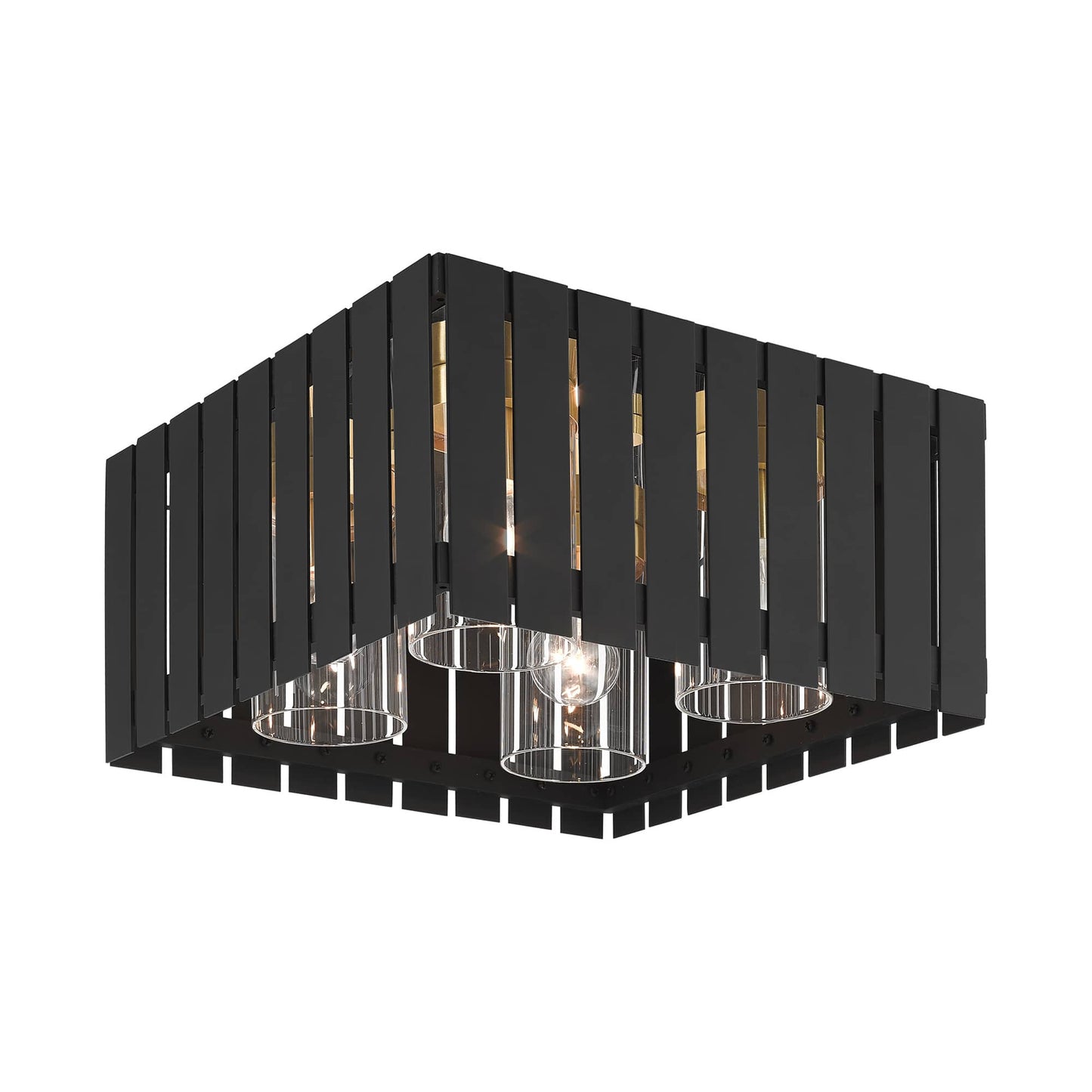 Greenwich 4 Light 13" Wide Flush Mount Outdoor Ceiling Fixture