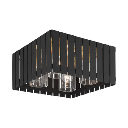 Greenwich 4 Light 13" Wide Flush Mount Outdoor Ceiling Fixture
