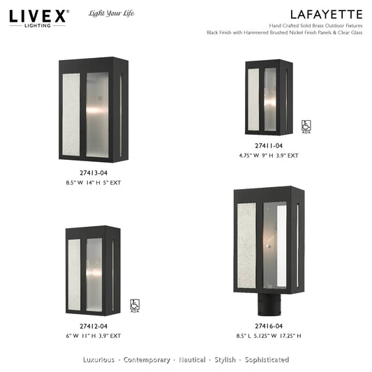 Lafayette 14" Tall Outdoor Wall Sconce