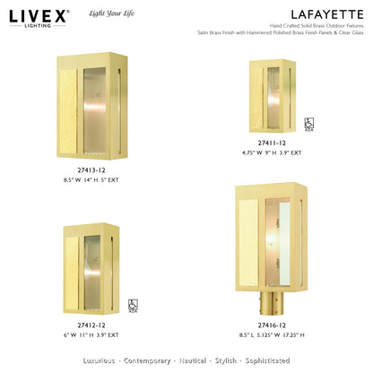 Lafayette 14" Tall Outdoor Wall Sconce