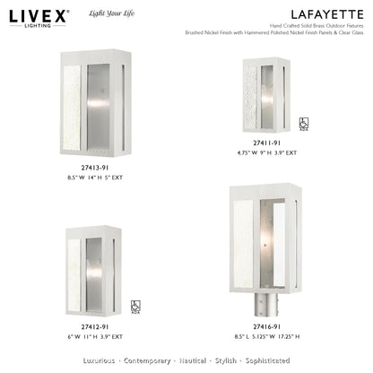 Lafayette 14" Tall Outdoor Wall Sconce