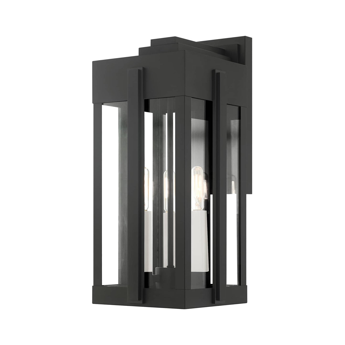Lexington 3 Light 18" Tall Outdoor Wall Sconce