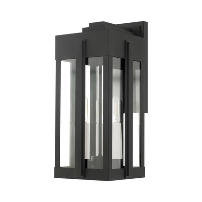 Lexington 3 Light 18" Tall Outdoor Wall Sconce