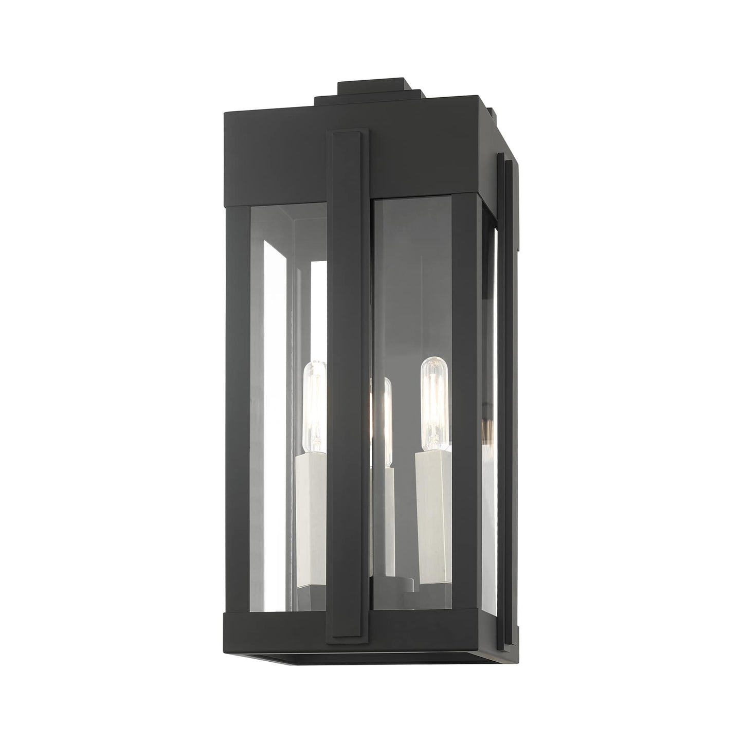 Lexington 3 Light 18" Tall Outdoor Wall Sconce