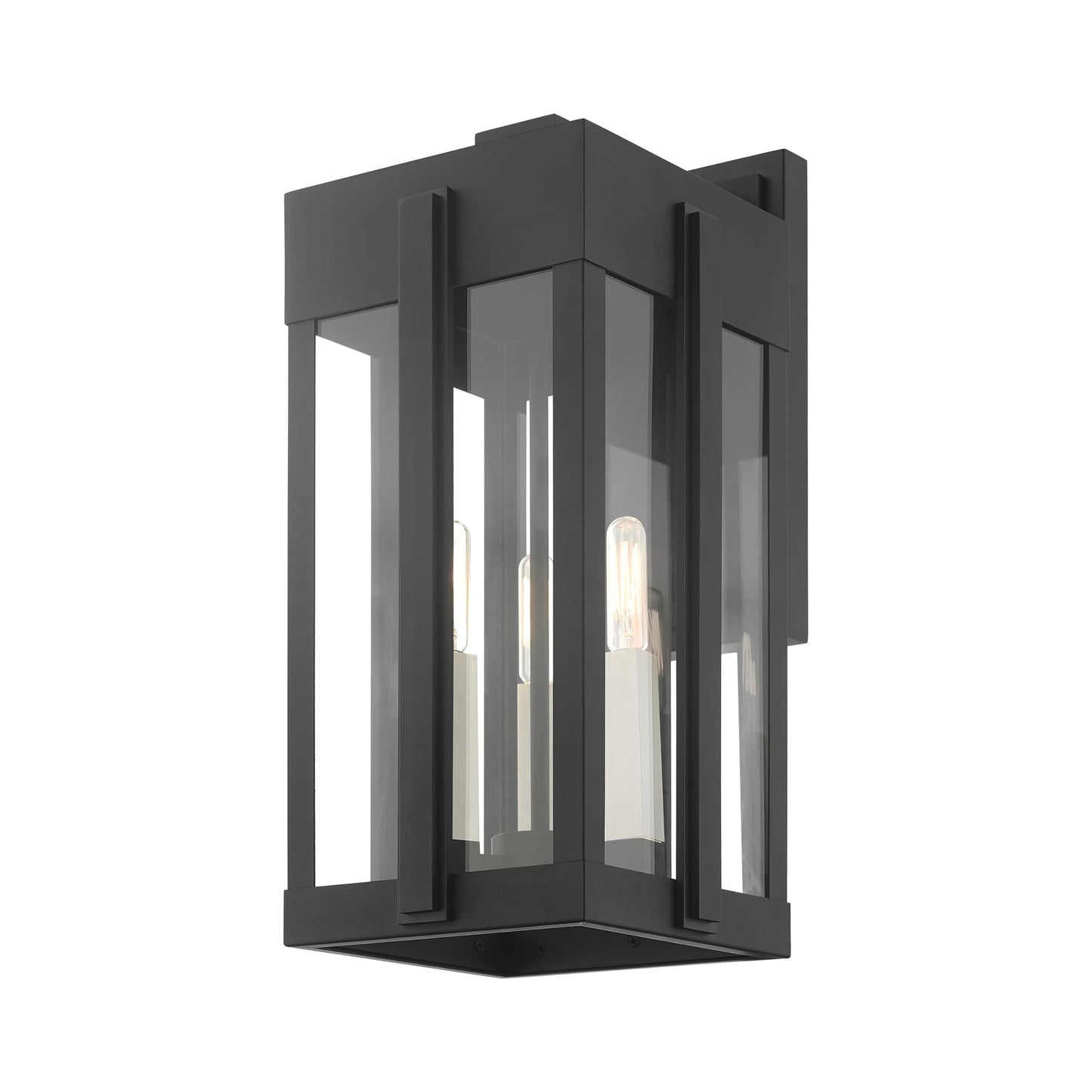 Lexington 3 Light 18" Tall Outdoor Wall Sconce